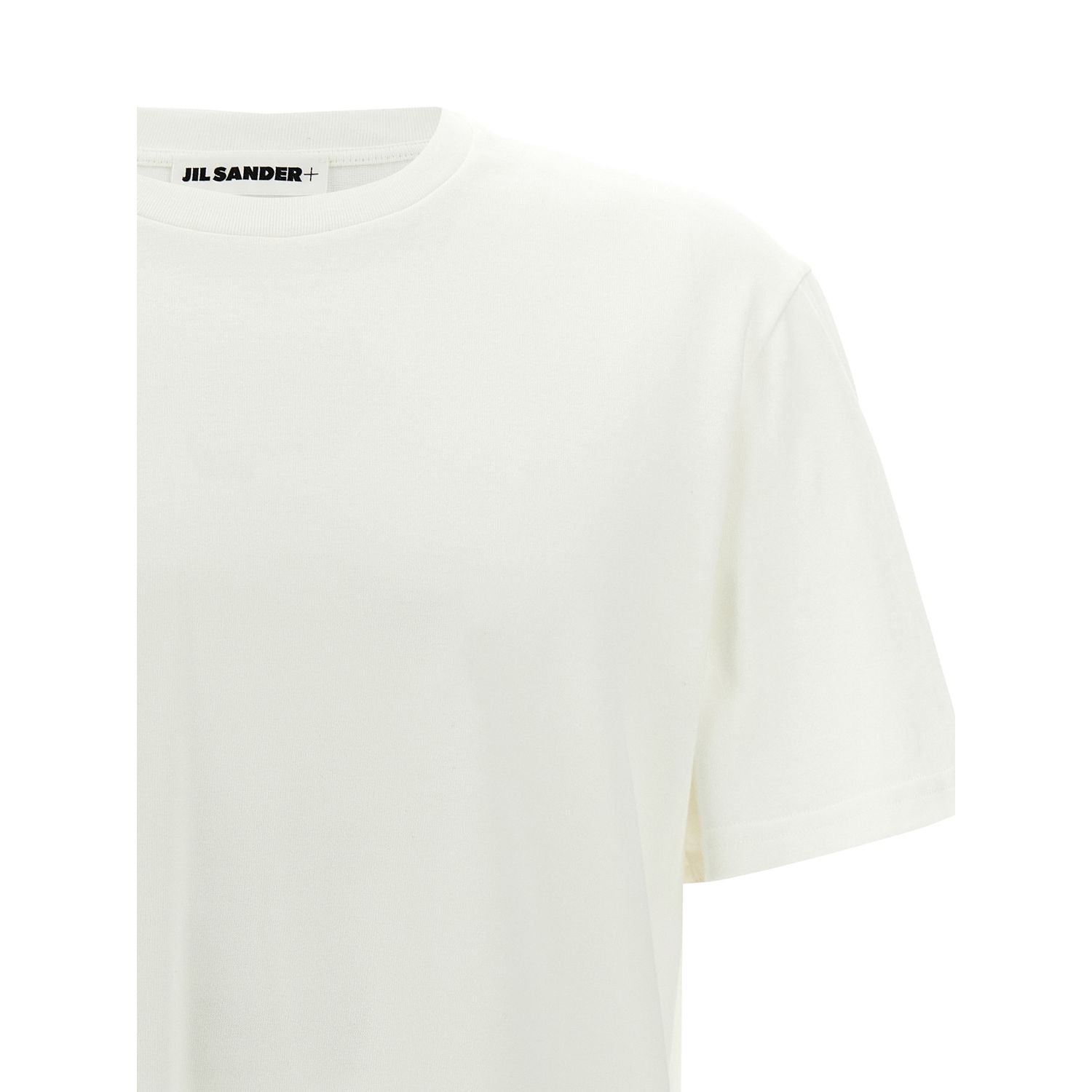 Jil Sander White Cotton T-Shirt