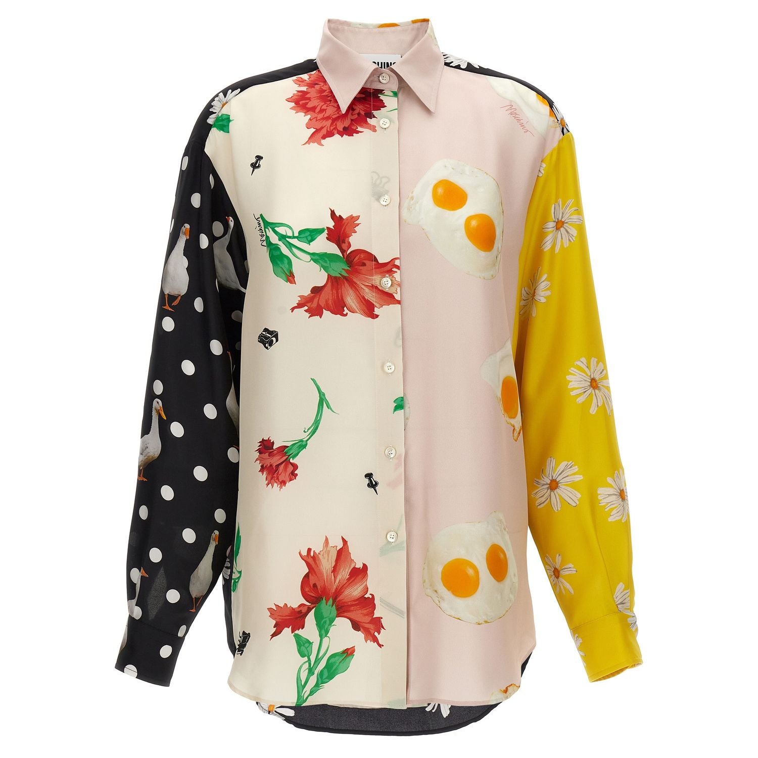 Moschino Multicolor Silk Blouse