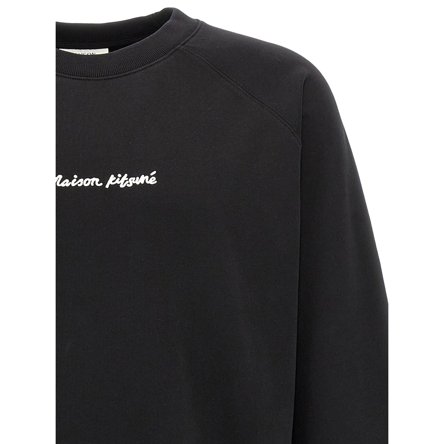 Maison Kitsuné Black Cotton Sweatshirt