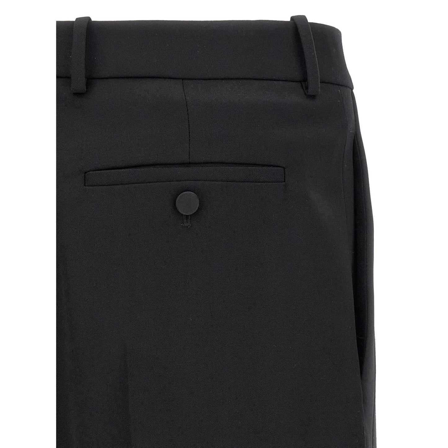 Saint Laurent Black Wool Dress Pants