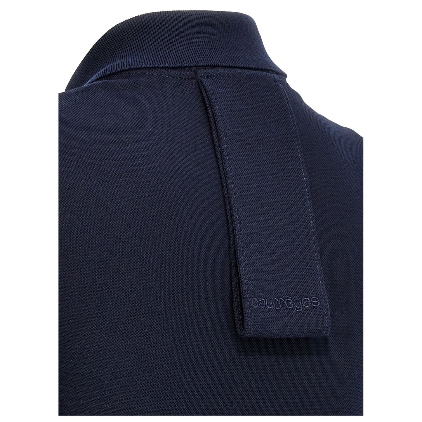 Courrèges Blue Cotton Short Dress