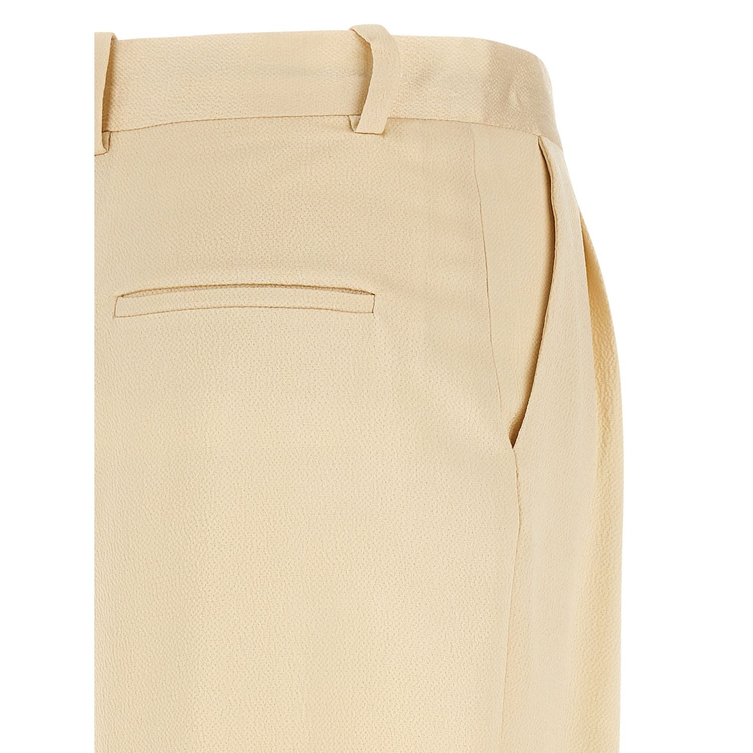 Armarium Beige Viscose Casual Pants