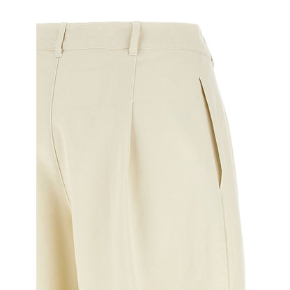 A.P.C. Beige Cotton Casual Pants