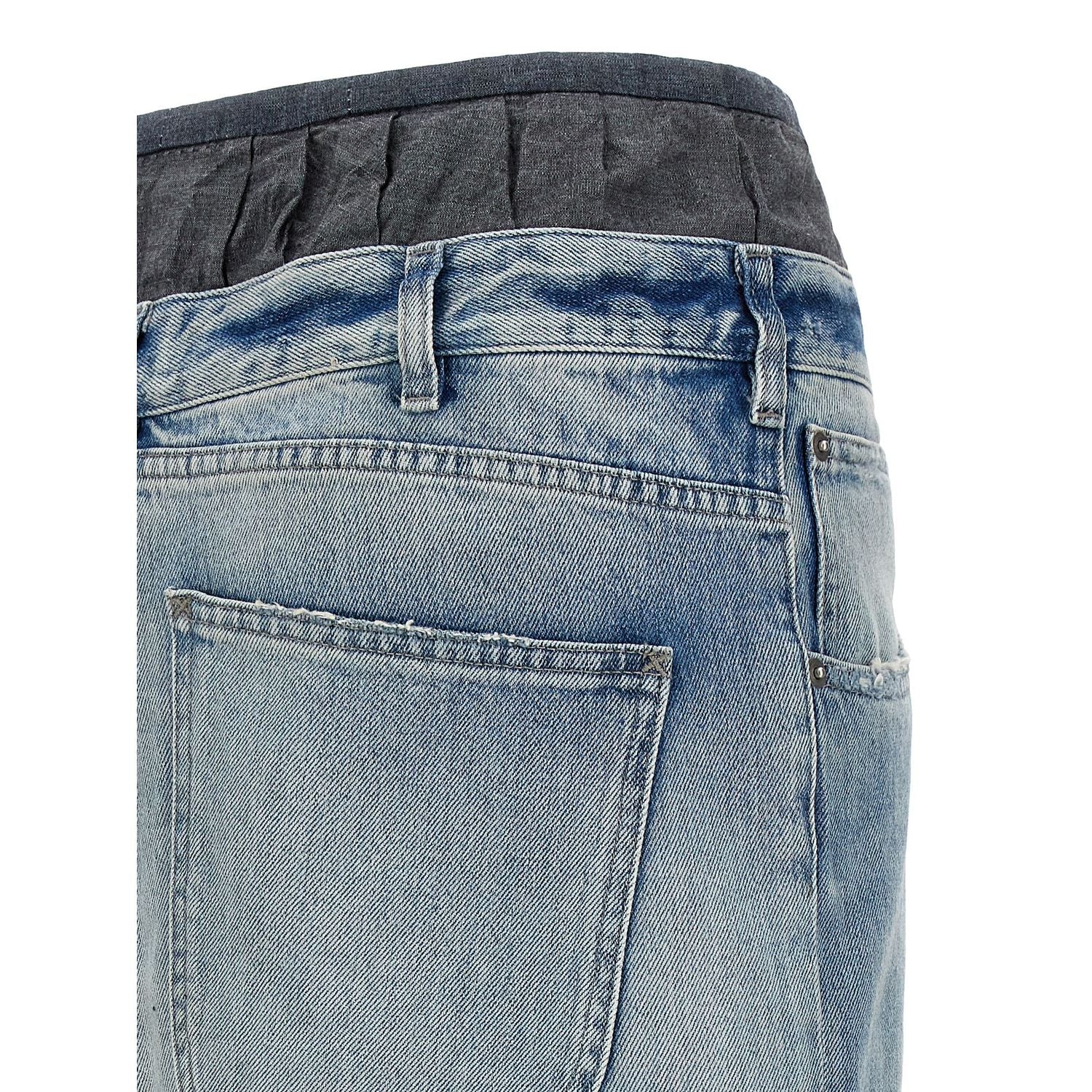 Maison Margiela Multicolor Cotton Mini Skirt