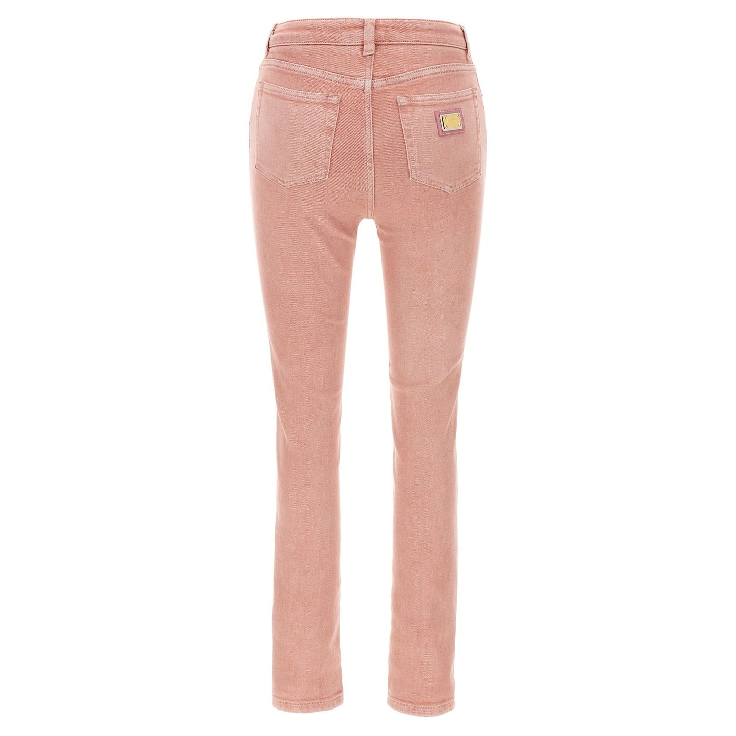 Dolce & Gabbana Multicolor Cotton High-Waisted Jean