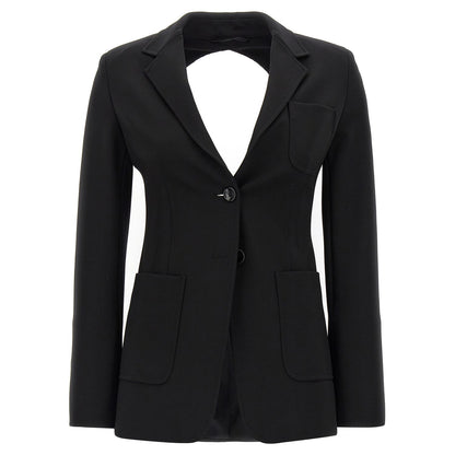 Max Mara Black Viscose Blazer