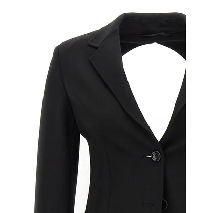 Max Mara Black Viscose Blazer