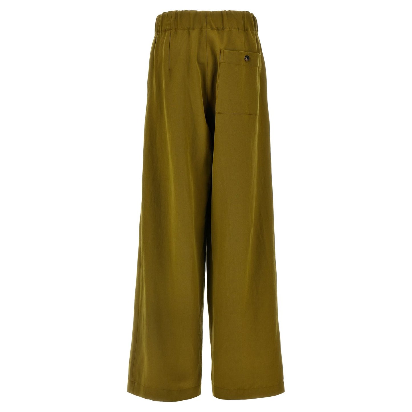 Dries Van Noten Bicolor Wool Casual Pants