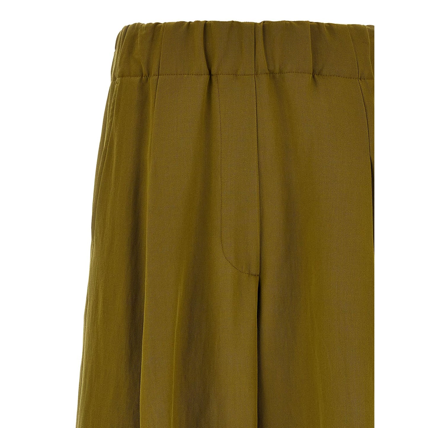 Dries Van Noten Bicolor Wool Casual Pants