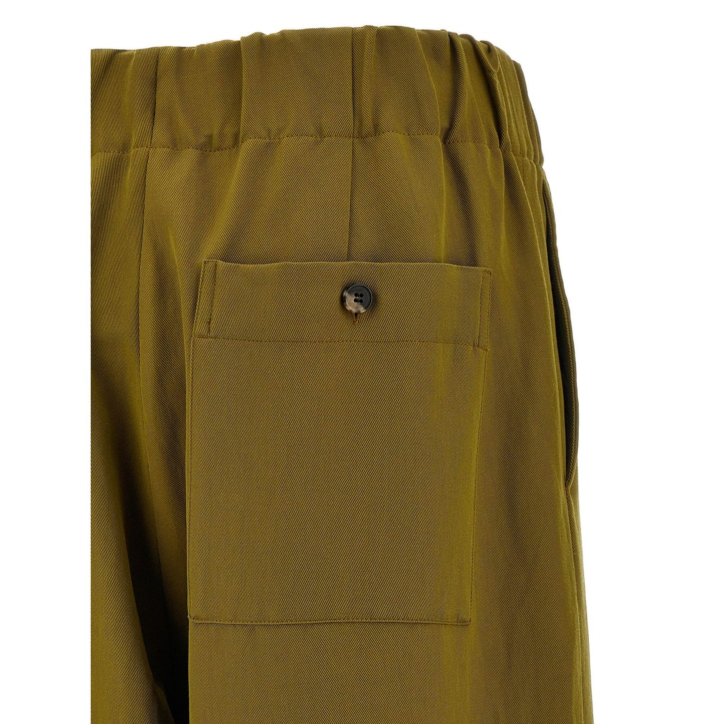 Dries Van Noten Bicolor Wool Casual Pants