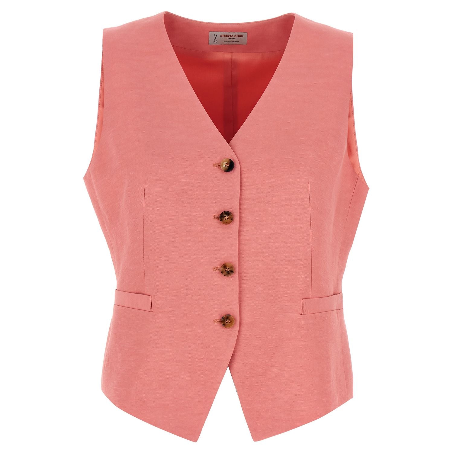 Alberto Biani Multicolor Viscose Sleeveless Jacket