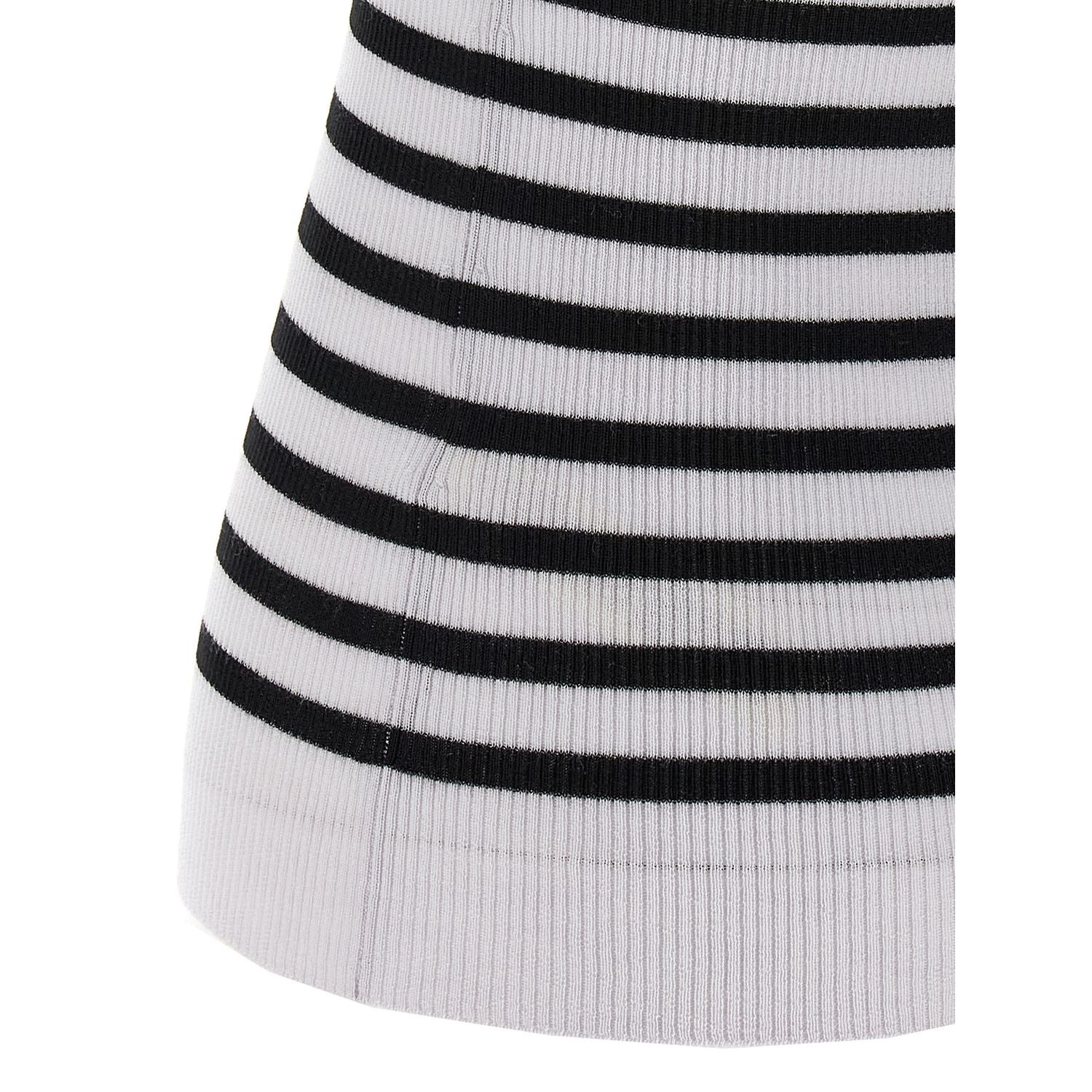 Khaite Bicolor Wool Sleeveles T-Shirt