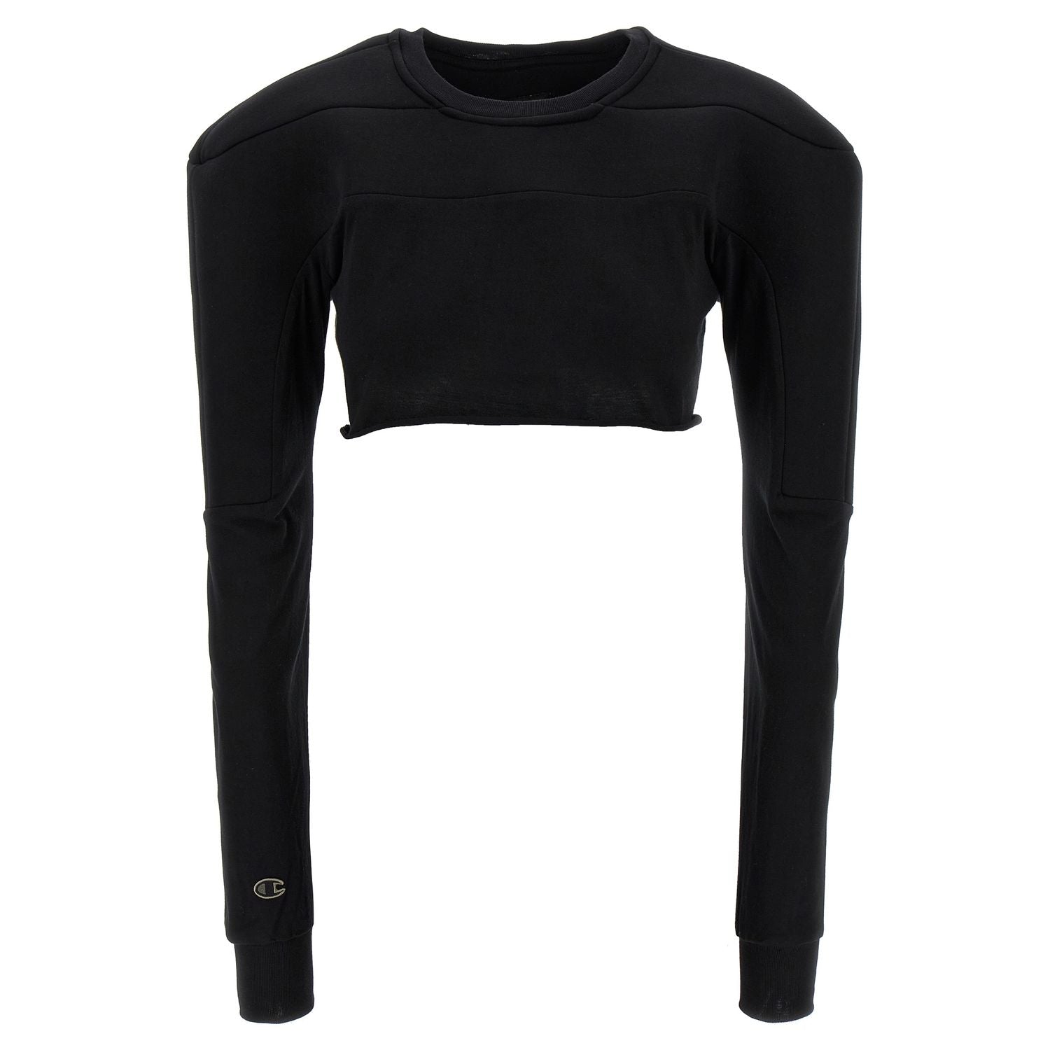 Rick Owens Black Cotton Cardigan