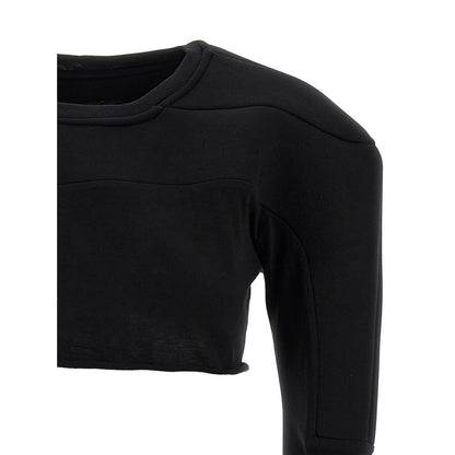 Rick Owens Black Cotton Cardigan