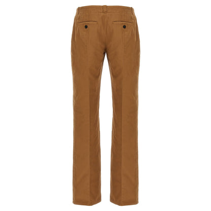 Alexander McQueen Brown Cotton Chino Pants