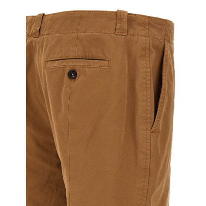 Alexander McQueen Brown Cotton Chino Pants