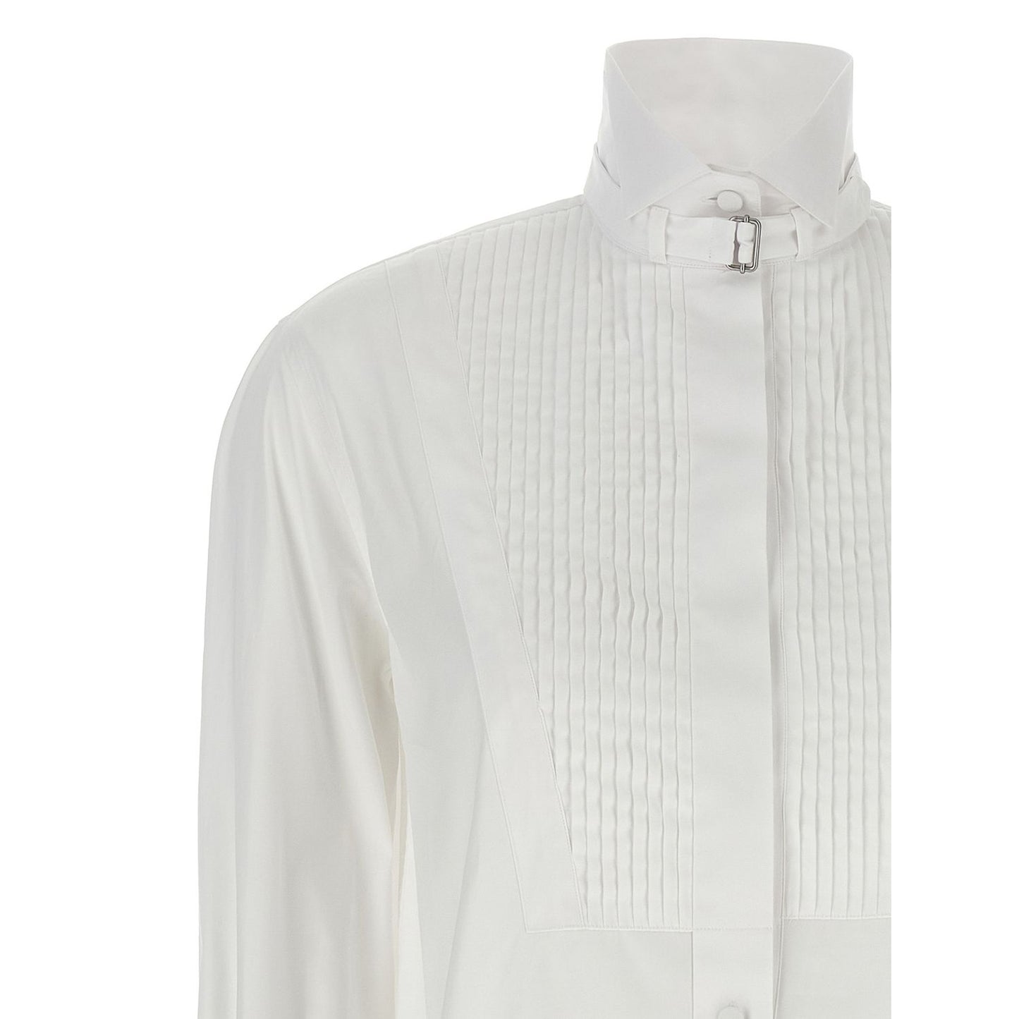Alexander McQueen White Cotton Blouse