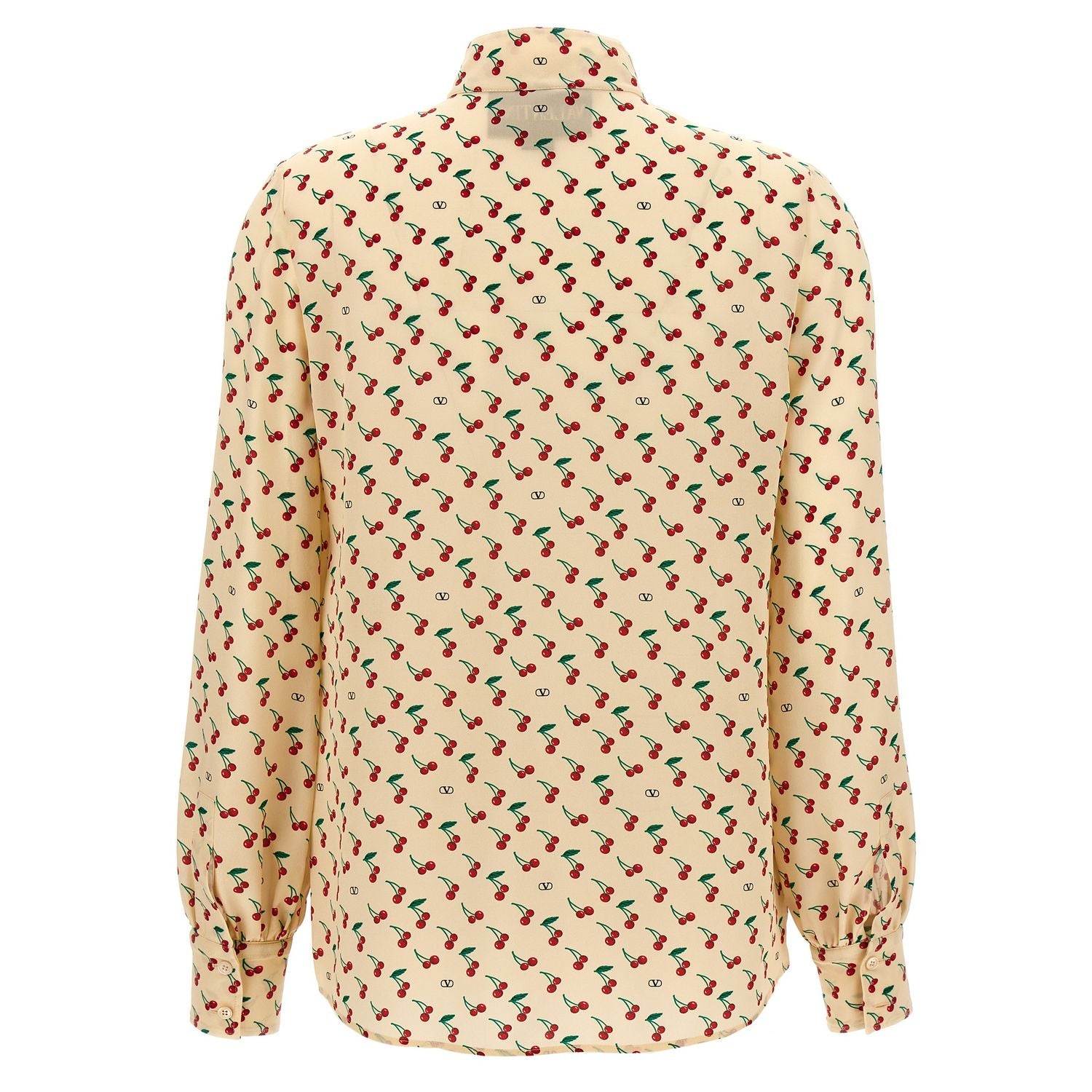 Valentino Garavani Beige Silk Blouse