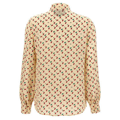 Valentino Garavani Beige Silk Blouse