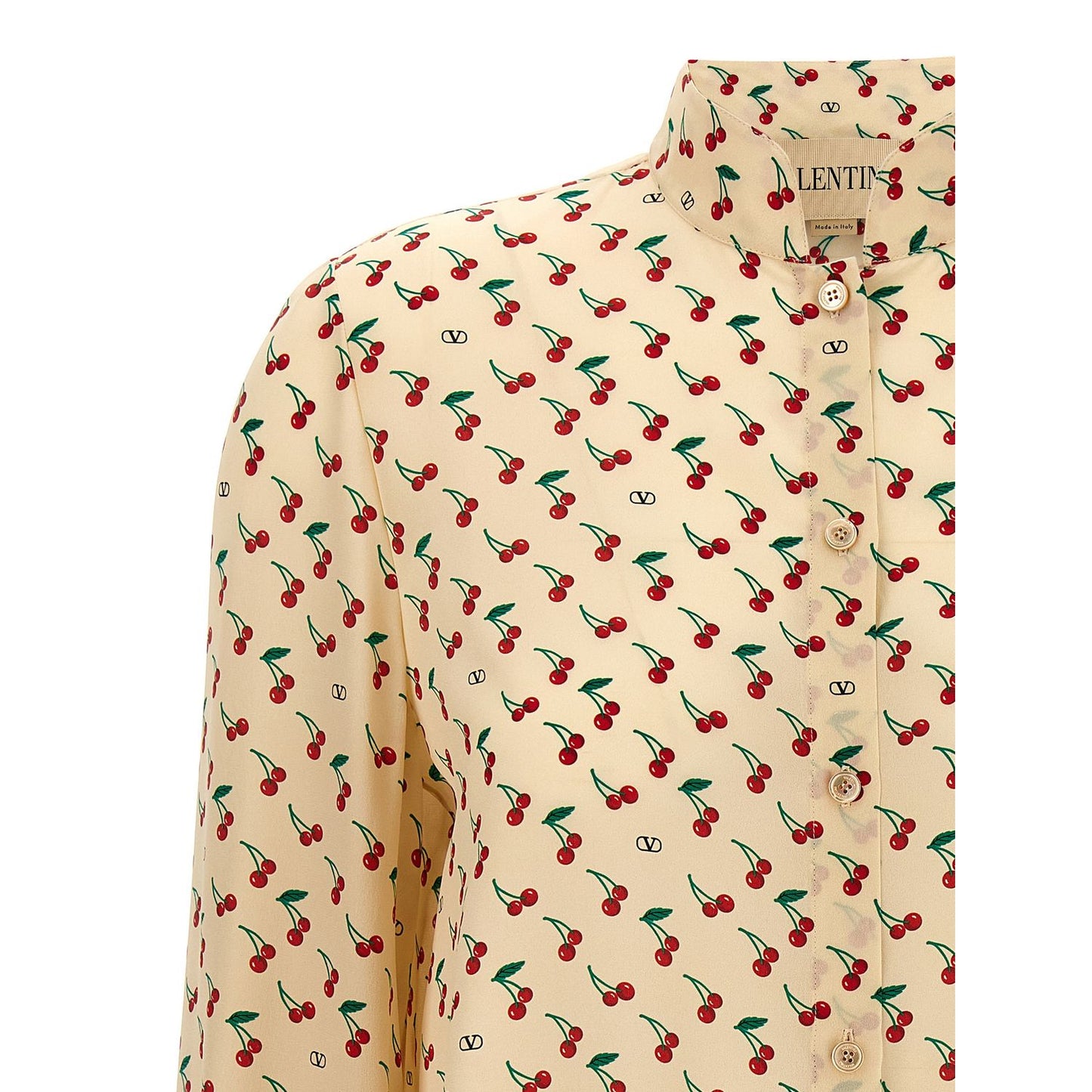 Valentino Garavani Beige Silk Blouse