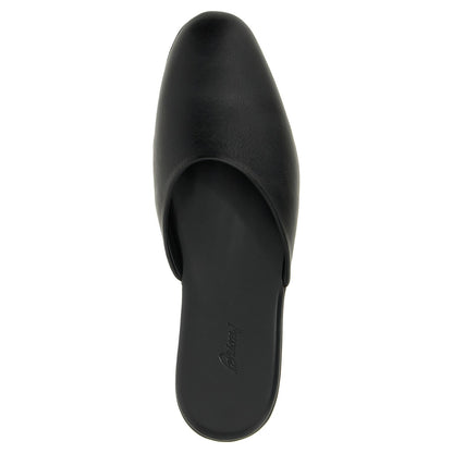 Brioni Black Calfskin Mules