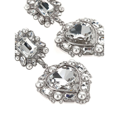 Self-Portrait Silver Cotton Earrings