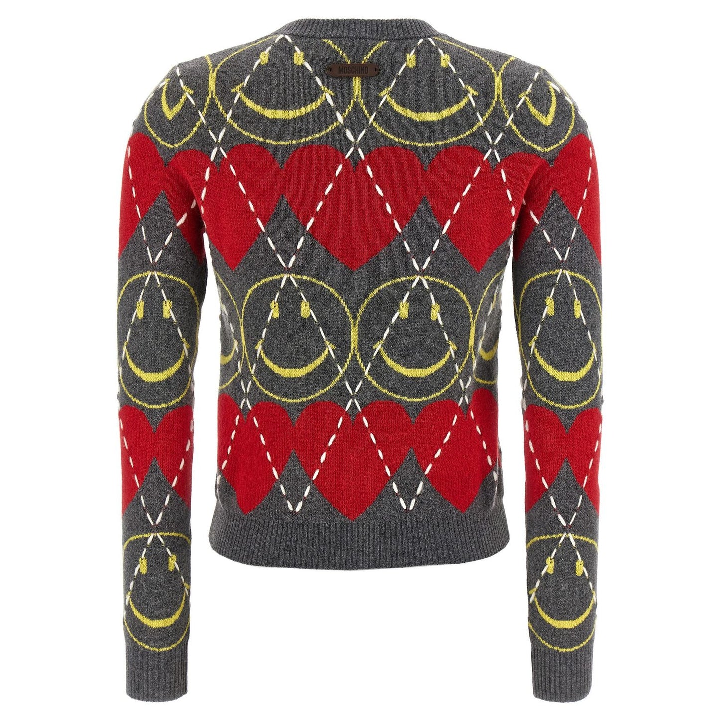 Moschino Multicolor Wool Cardigan