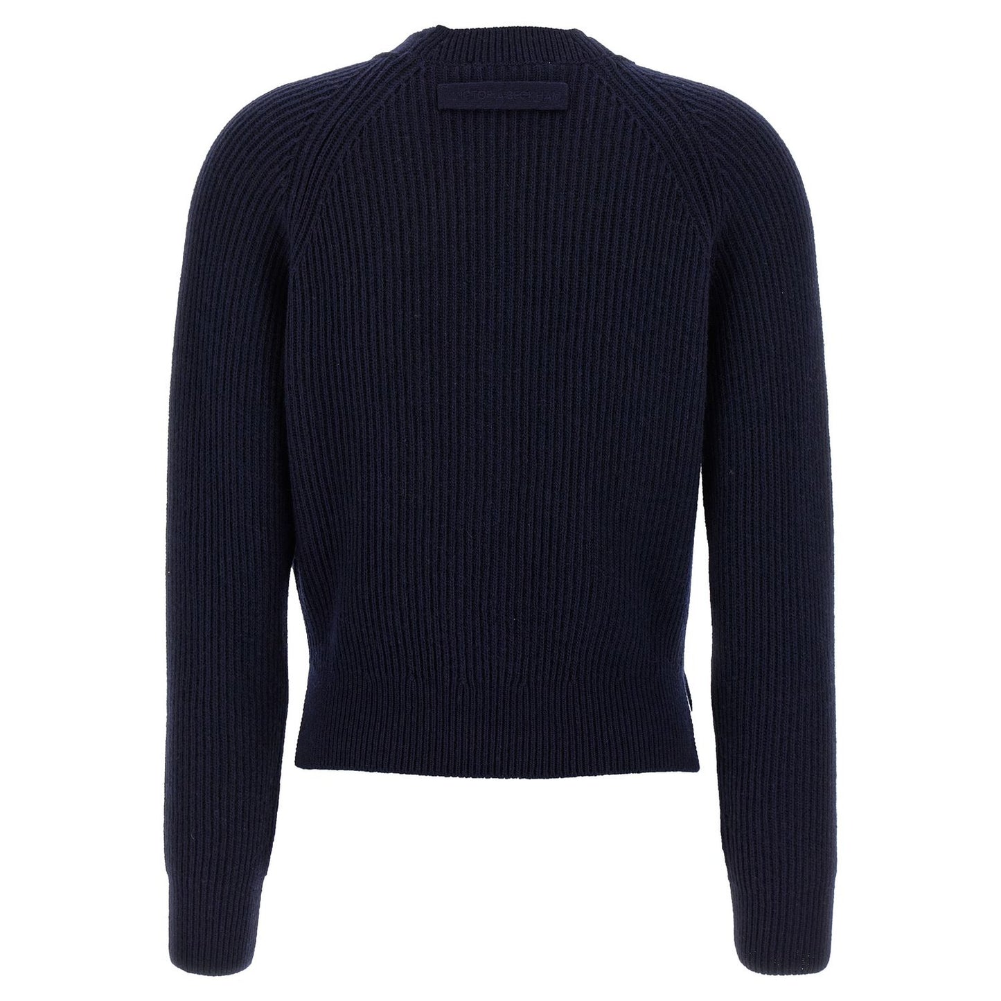 Victoria Beckham Blue Wool Cardigan