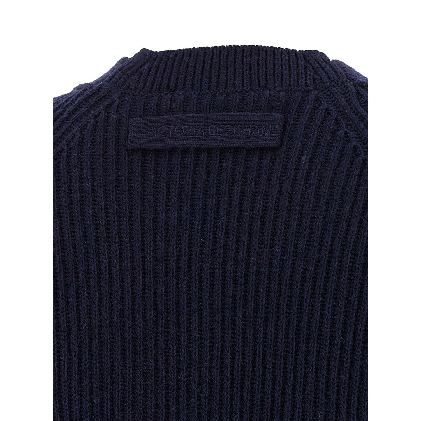 Victoria Beckham Blue Wool Cardigan