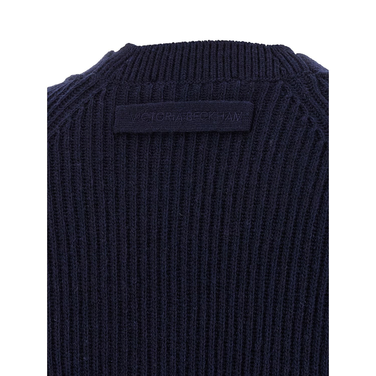 Victoria Beckham Blue Wool Cardigan