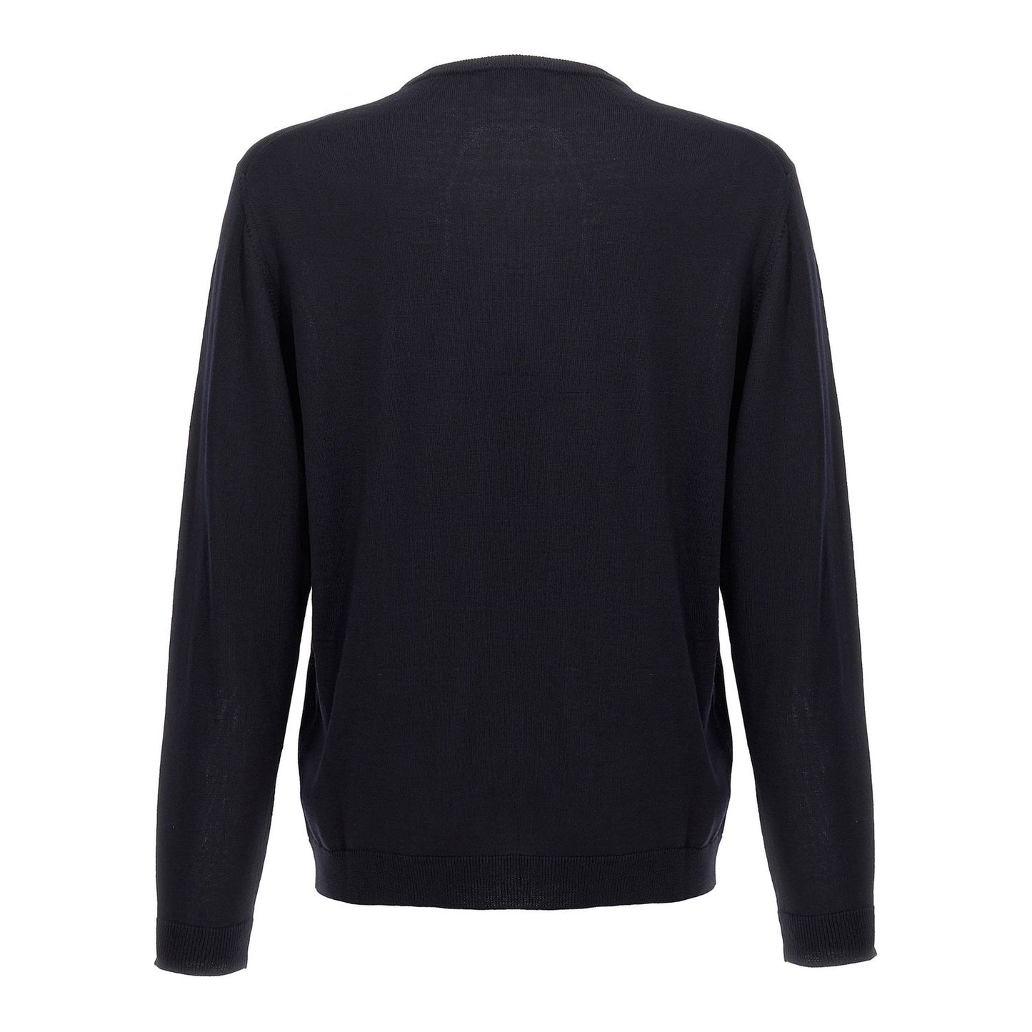 Roberto Collina Blue Merino Wool Cardigan