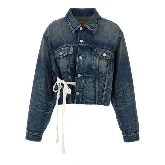 MM6 Maison Margiela Blue Cotton Denim Jacket