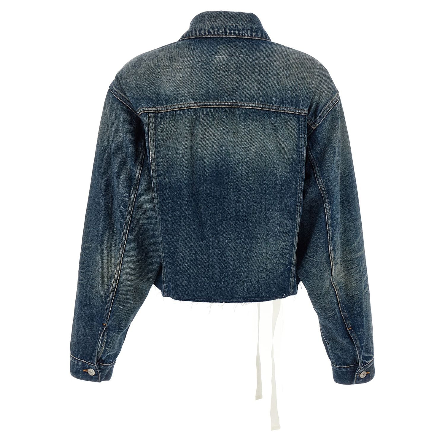 MM6 Maison Margiela Blue Cotton Denim Jacket