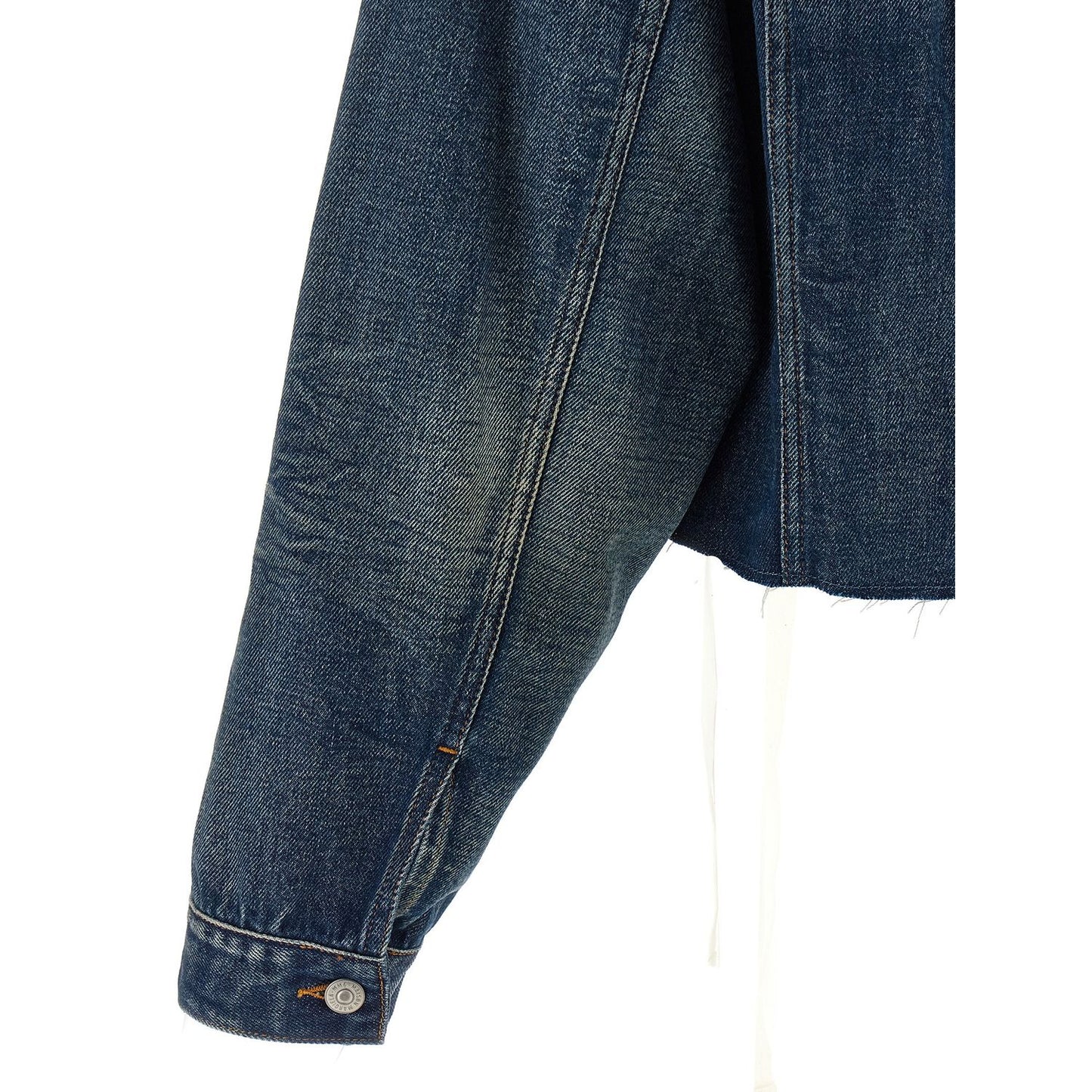 MM6 Maison Margiela Blue Cotton Denim Jacket