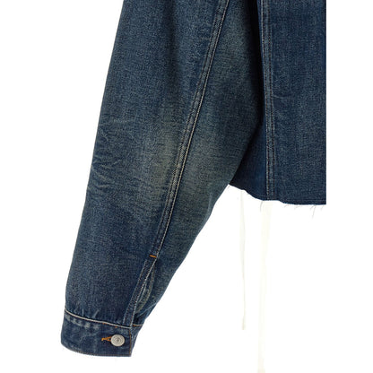 MM6 Maison Margiela Blue Cotton Denim Jacket