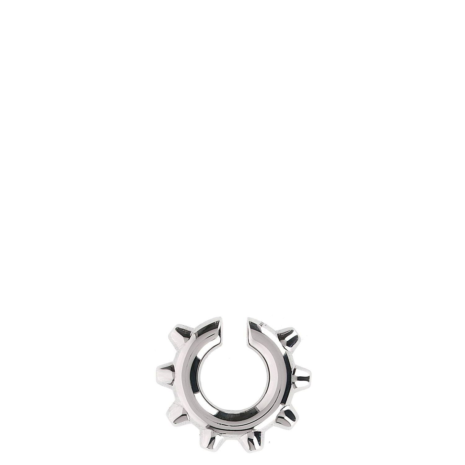 Jil Sander Silver Brass Earrings