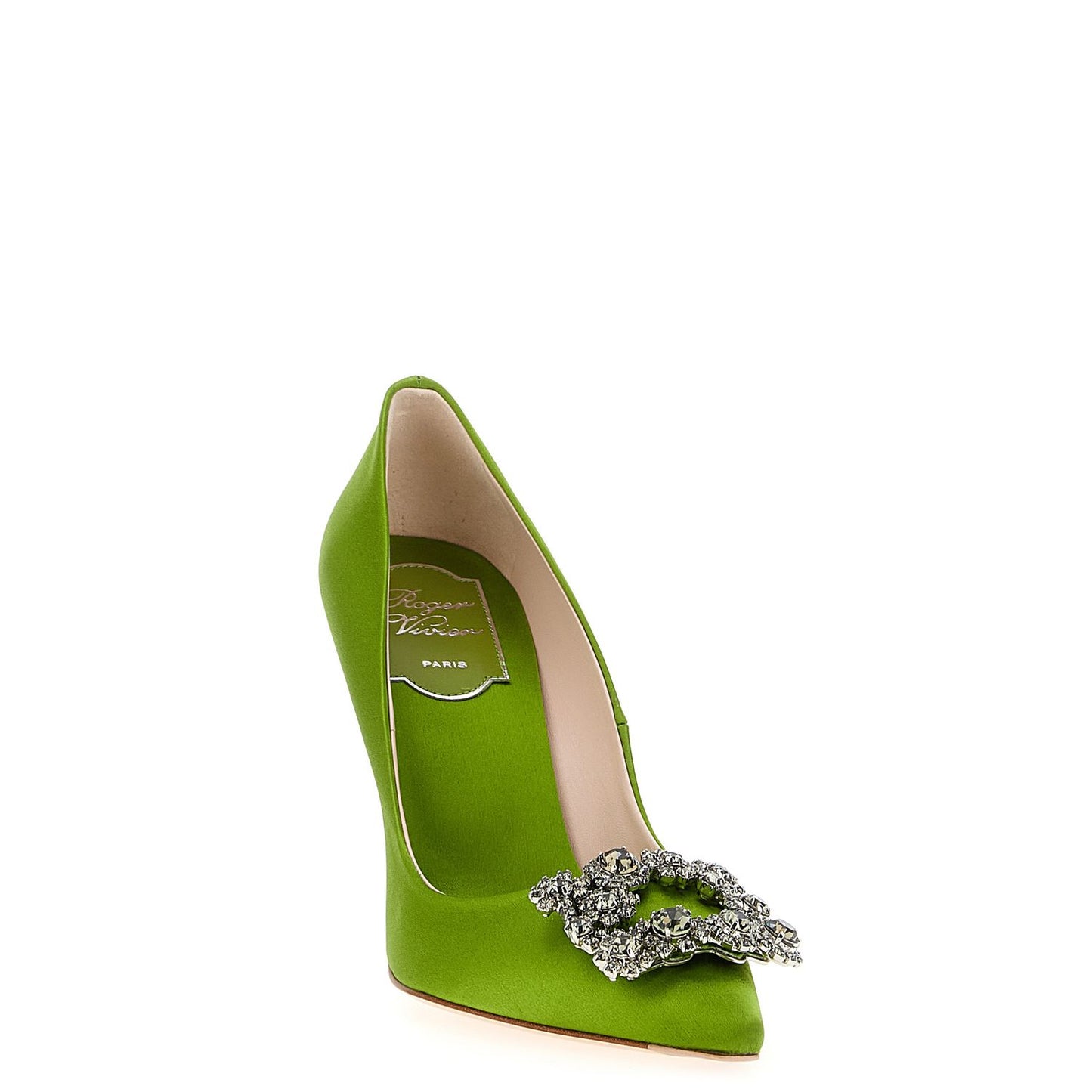 Roger Vivier Bicolor Viscose High Heel Pumps