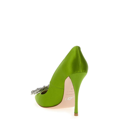 Roger Vivier Bicolor Viscose High Heel Pumps