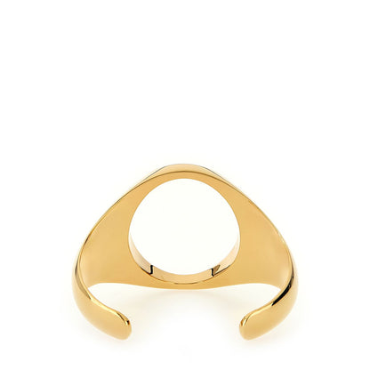 MM6 Maison Margiela Gold Brass Bracelet