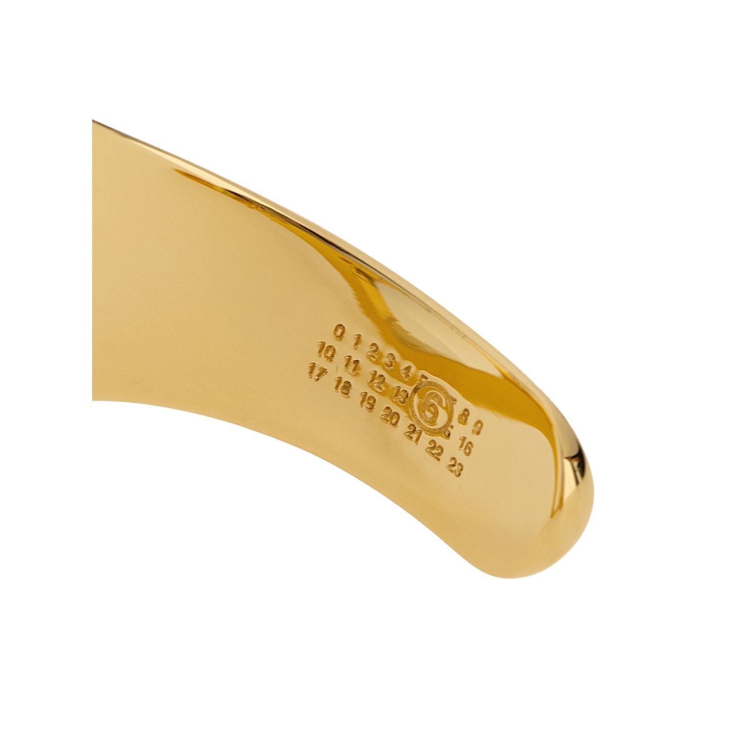 MM6 Maison Margiela Gold Brass Bracelet