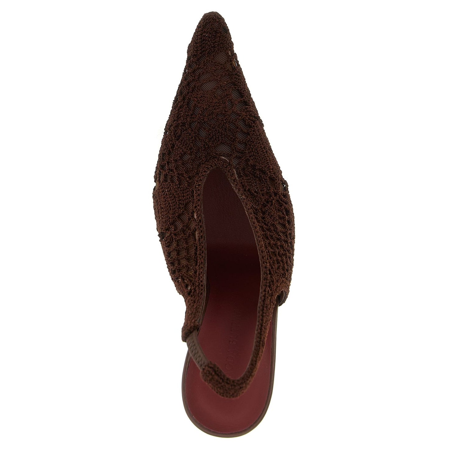 Magda Butrym Brown Cotton High Heel Pumps