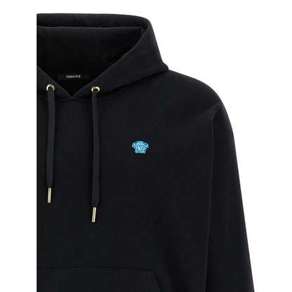 Versace Black Cotton Sweatshirt