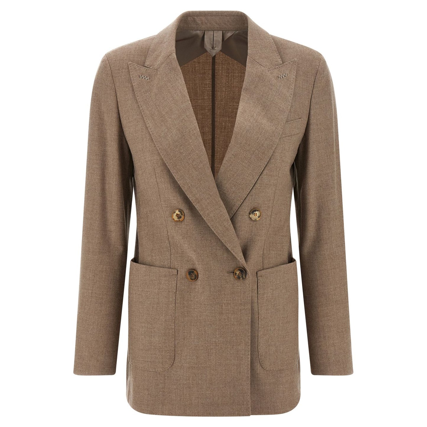 Max Mara Beige Cashmere Blazer