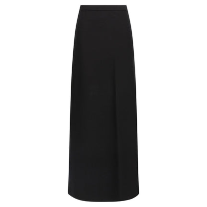 Max Mara Black Viscose Mini Skirt