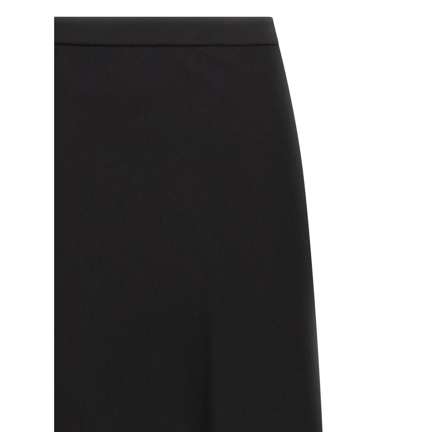 Max Mara Black Viscose Mini Skirt