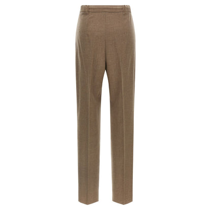 Max Mara Gray Cashmere Casual Pants