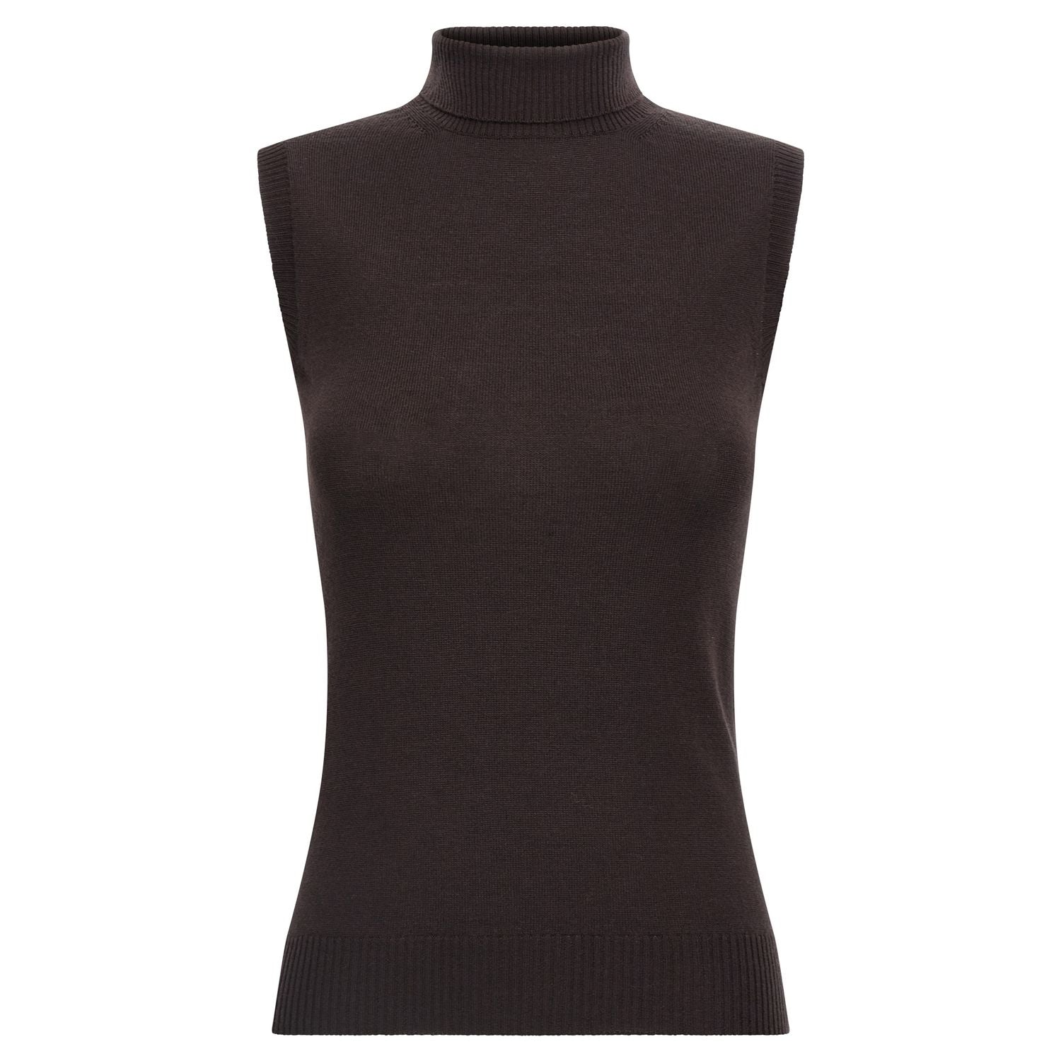 Sportmax Brown Virgin Wool Cardigan