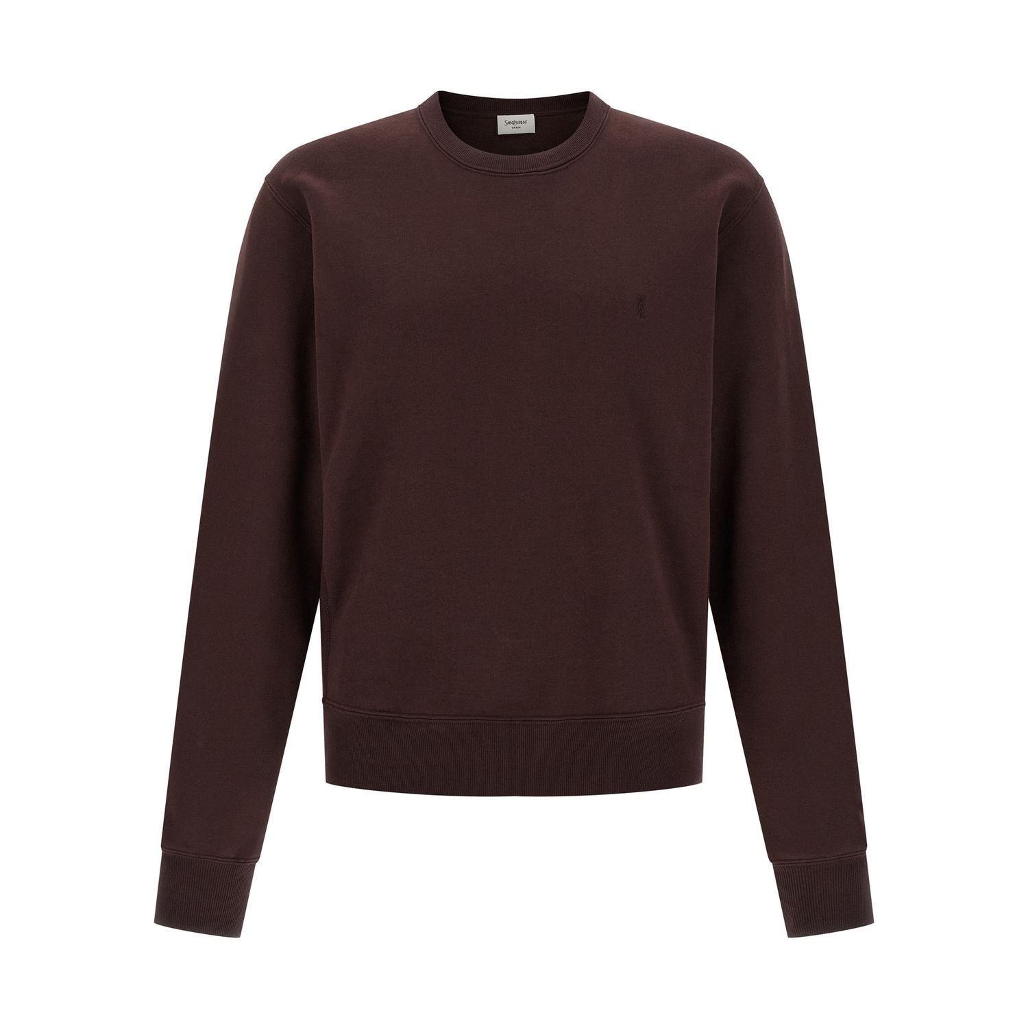 Saint Laurent Bordeaux Cotton Sweatshirt
