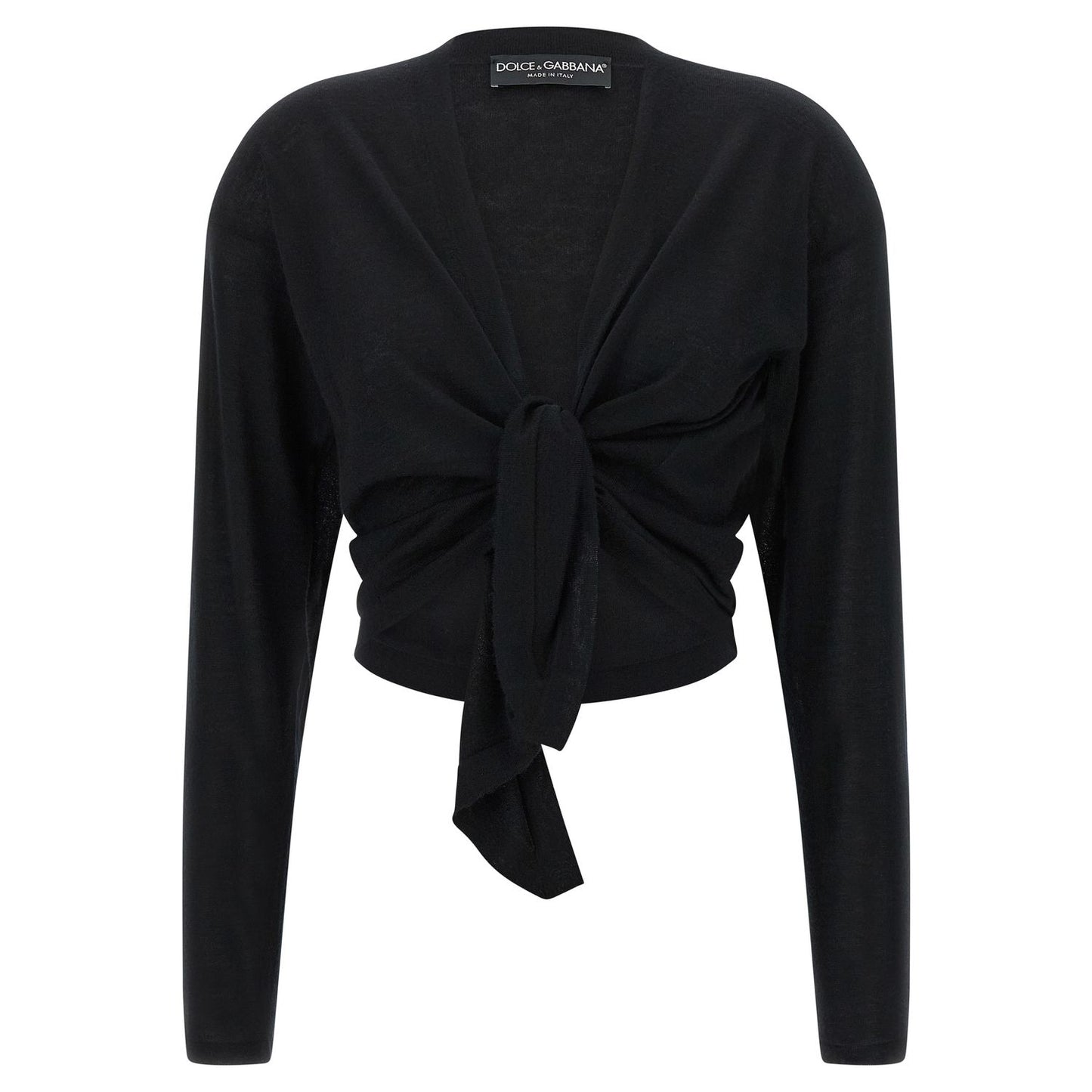 Dolce & Gabbana Black Cashmere Cardigan