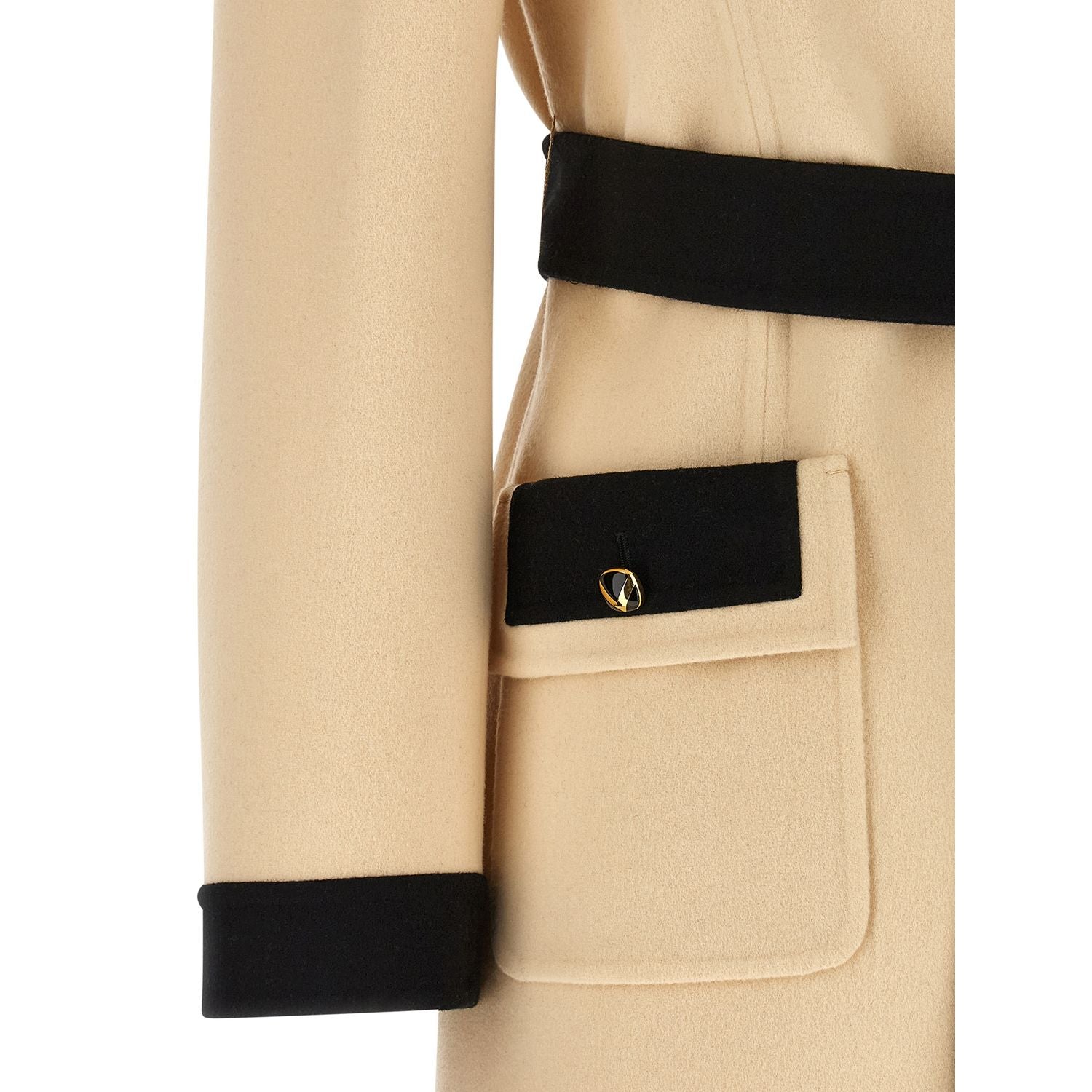 Valentino Garavani Beige Virgin Wool Coat